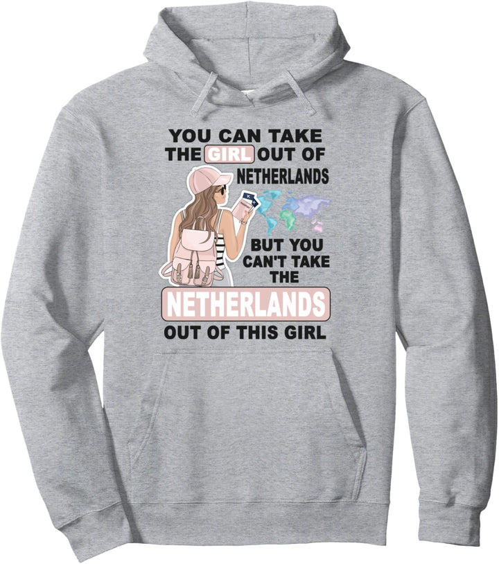 Proud Netherlands Girl - Cooles Mädchen aus den Niederlanden Pullover Hoodie