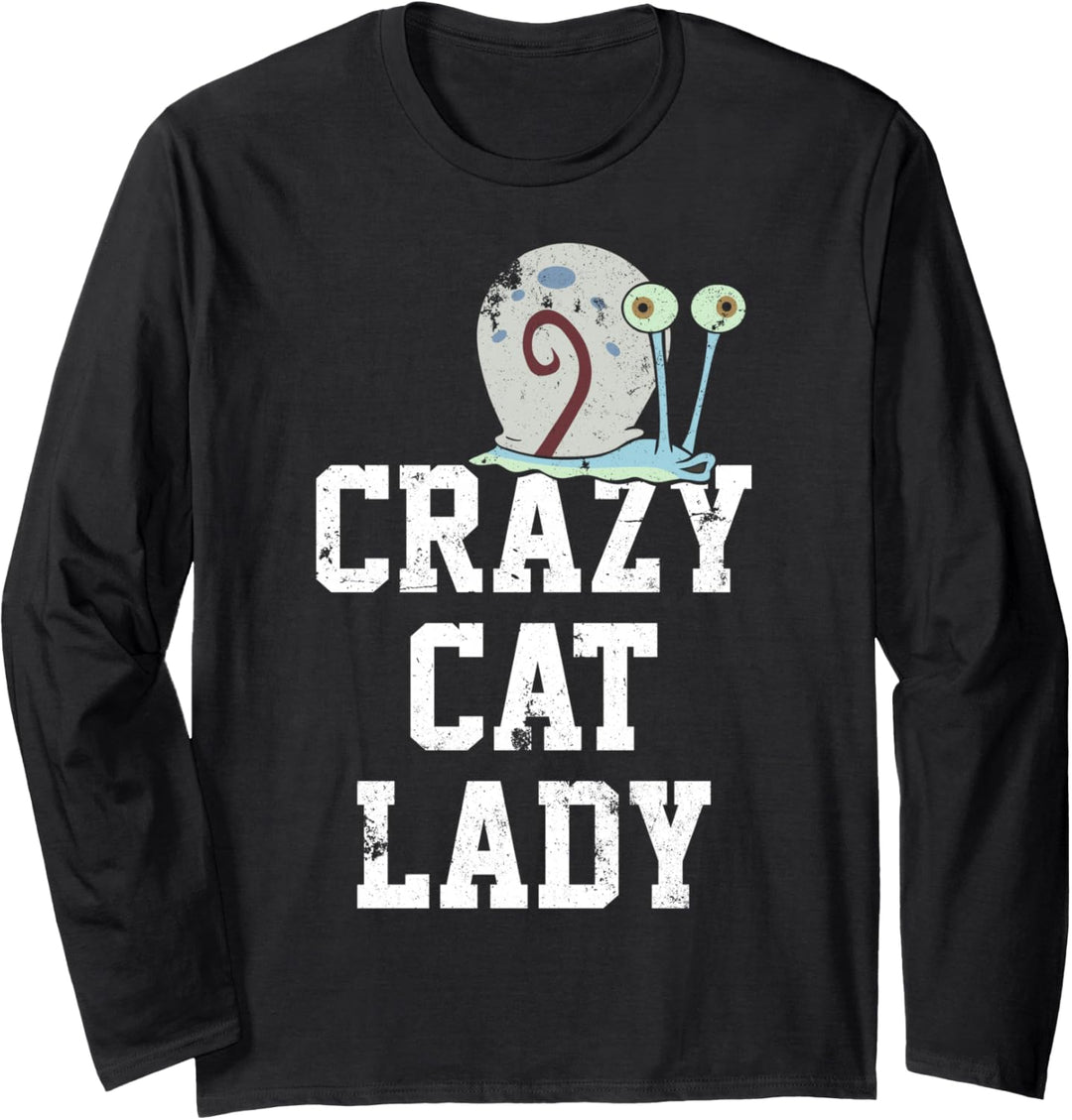 SpongeBob SquarePants Gary Crazy Cat Lady Langarmshirt