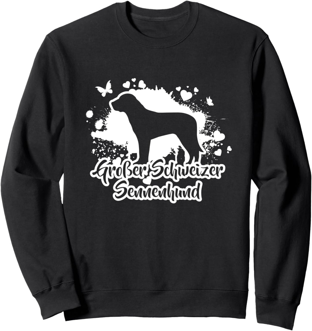 Grosser Schweizer Sennenhund Hunderasse lustiger Hund Hunde Sweatshirt