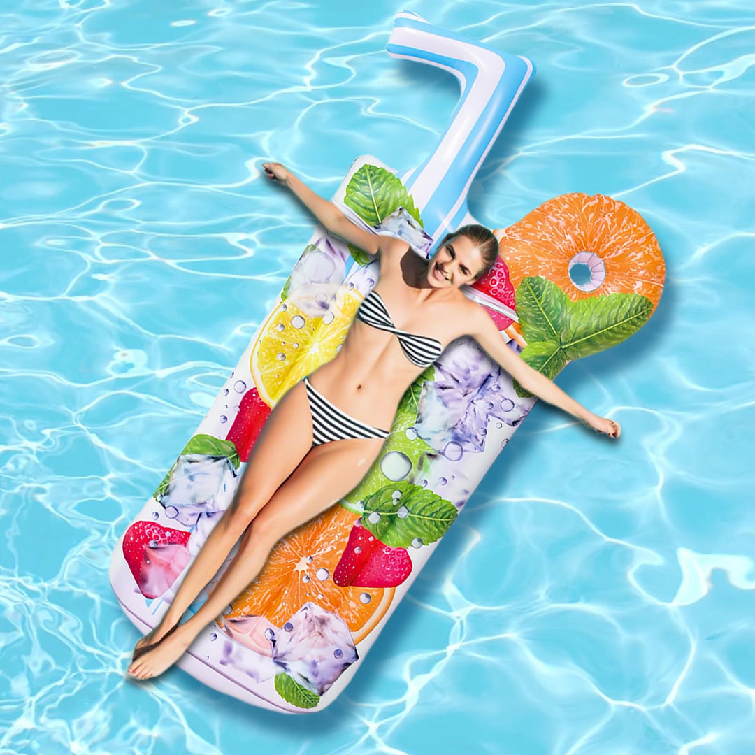 ACTOYS Luftmatratze Pool, Luftmatratze Wasser, XXL, Wassermatratze, Schwimmmatratze, Schwimmmatte, P