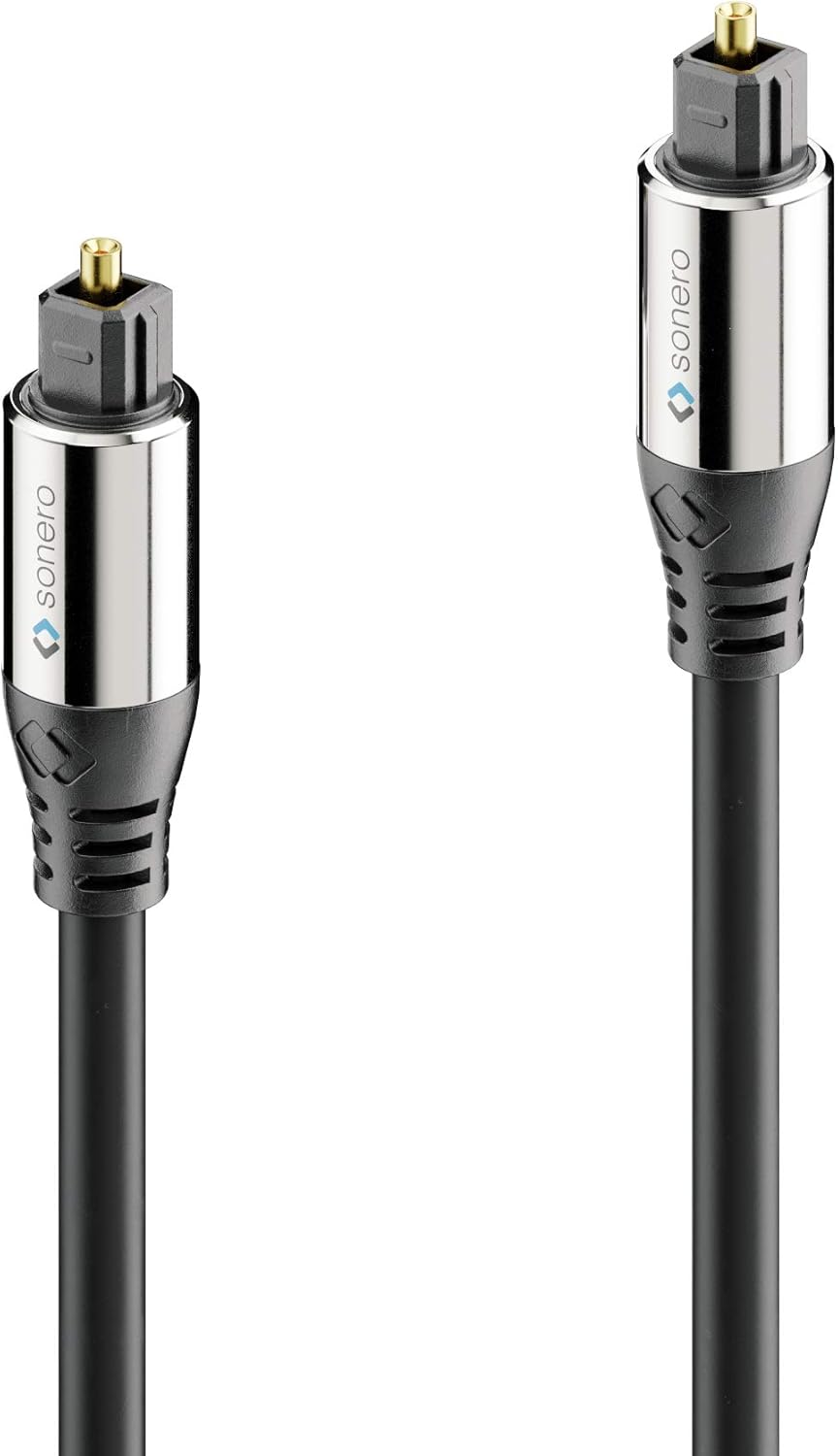 Sonero Optisches Audio Kabel 20,0m Gerade Stecker 20,0m, Gerade Stecker 20,0m