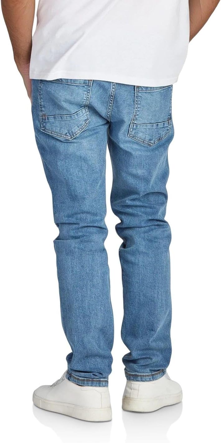 riverso Jeans Herren Stretch lang Straight Fit RIVChris Jeanshose Hose Schwarz Blau Grau 29 30 31 32