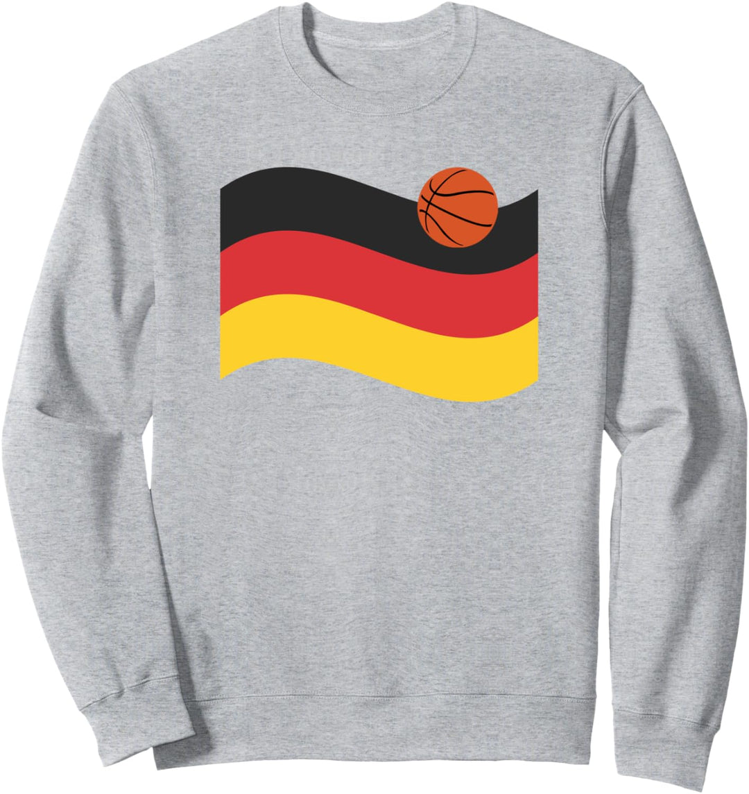 Deutsche Flagge Basketball Grafik / Feiern Sie Deutschland Sweatshirt