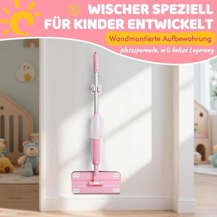 Kinderspielwischer mit Sprühfunktion - Montessori Kleinkind Putzset für echter die Bodenreinigung |