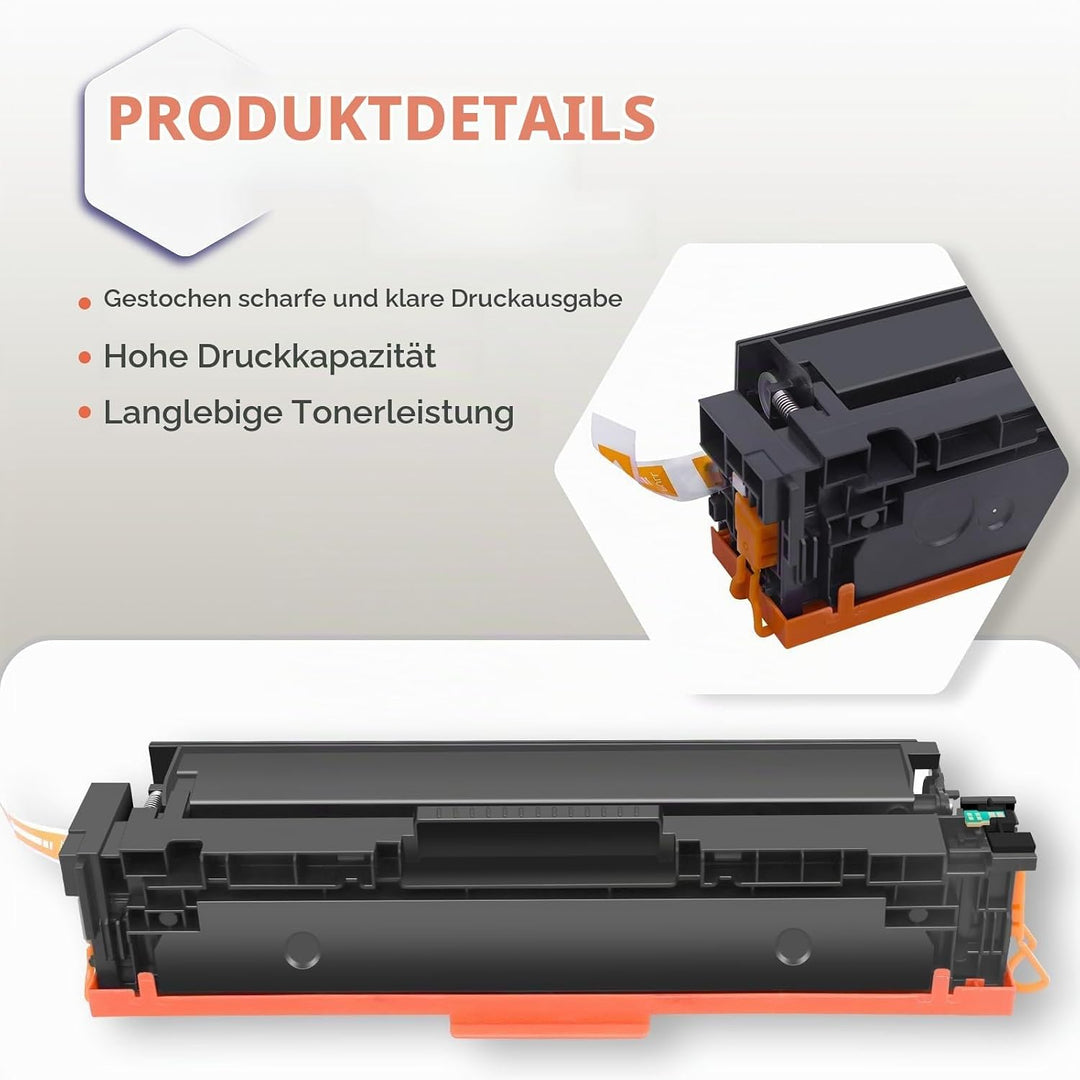 207X 207A Toner Ersatz Kompatible für HP 207X 207A Color Laserjet Pro MFP M283fdw M255dw M282nw M283