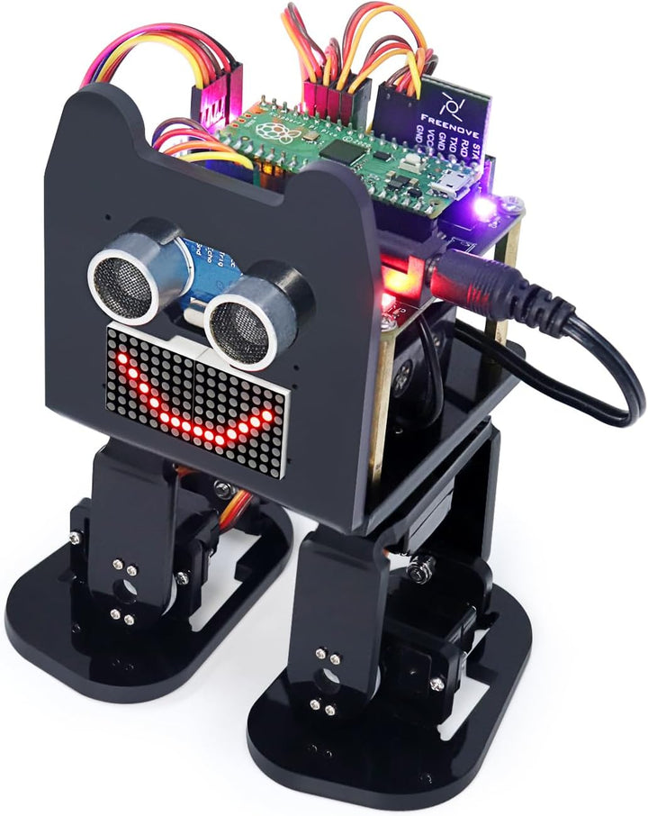 Freenove Bipedal Robot Kit for Raspberry Pi Pico (Included) (Compatible with Arduino IDE), LED Matri