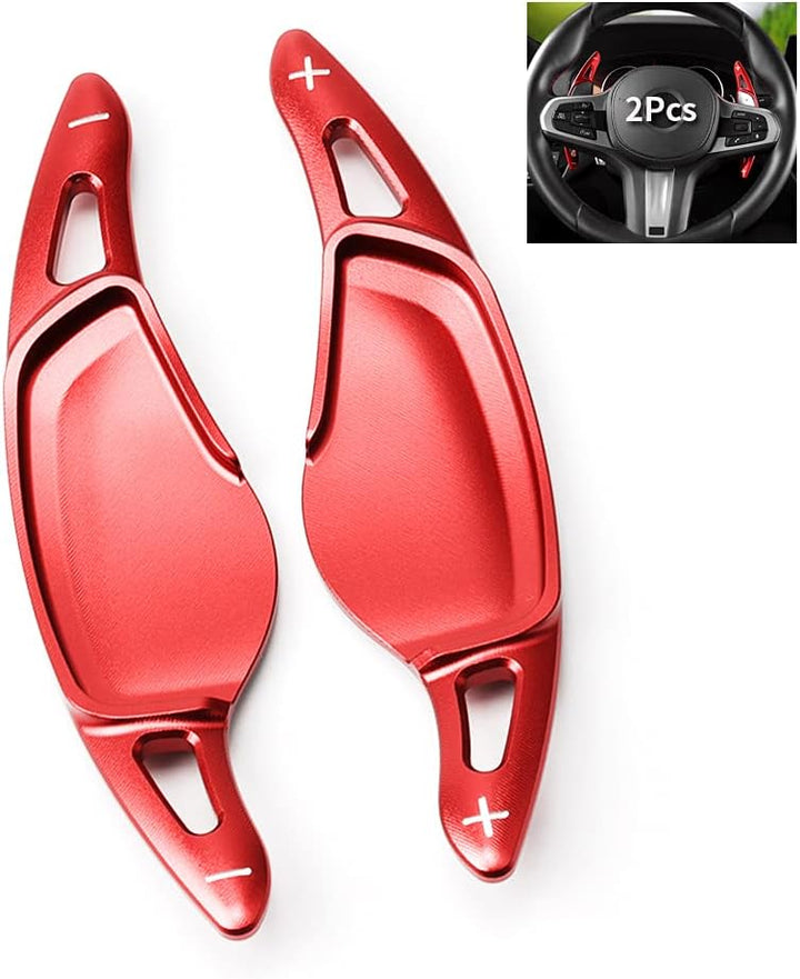 HIBEYO 2 Stücke Lenkrad Schaltwippen Verlängerung Paddles Lenkrad für BMW 5er G30 G31 G38 7er G11 G1