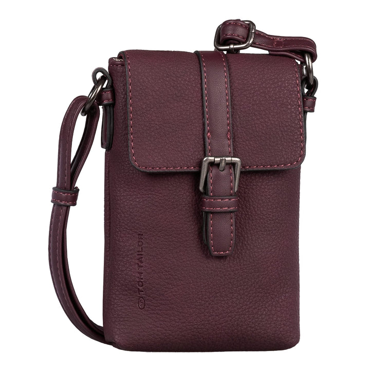 TOM TAILOR Damen Bags Becky Handytasche Umhängetasche Mittelgross Schwarz Dark Purple, Dark Purple