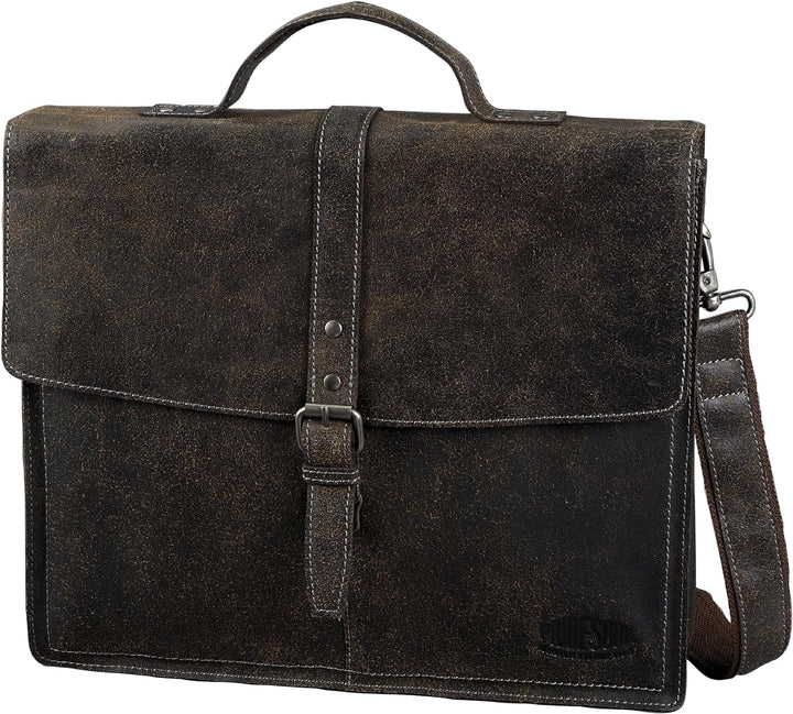 Pride and Soul 47190 Businesstasche LUCKY, Tasche aus echtem Leder, Aktentasche ca. 36 x 30 x 7,5 cm