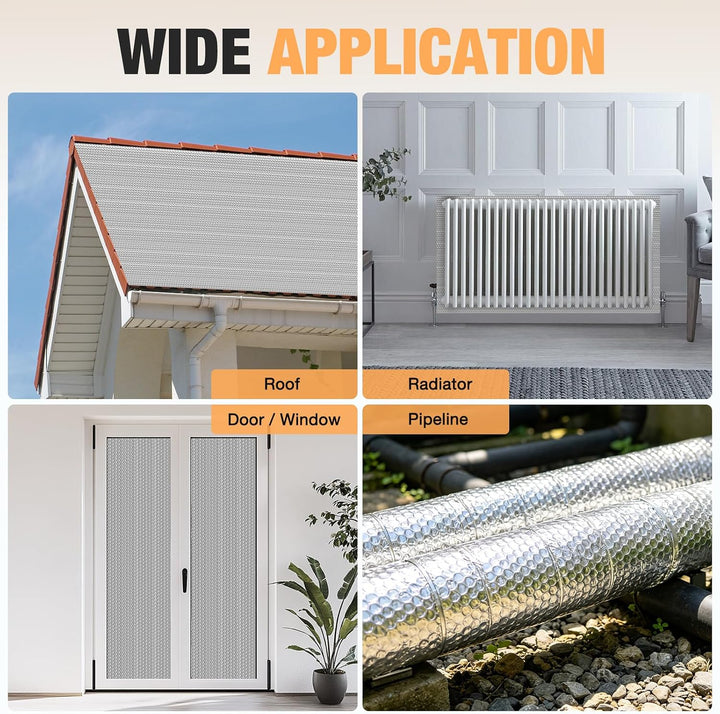 Isolierfolie Dämmfolie reflektierende Dämmfolie Aluminiumfolie Isolierfolie Fenster Wärmeschutz Luft
