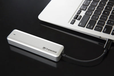 Transcend 480 GB JetDrive JDM 825 Thunderbolt AHCI PCIe™ Portable SSD TS480GJDM825 Mit Thunderbolt-G