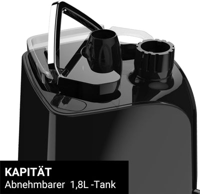 SteamOne - Vertikaler Steamer & Dampfglätter H18B - Dampfbügler mit 1800W, 40g/min in 60s Einsatzber