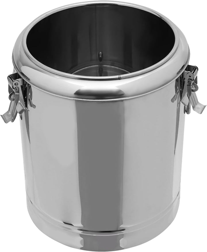 Edelstahl Warmhaltebehälter 20L,Edelstahl Warmhaltebehälter | 201 Edelstahl Material, Silber Optik,