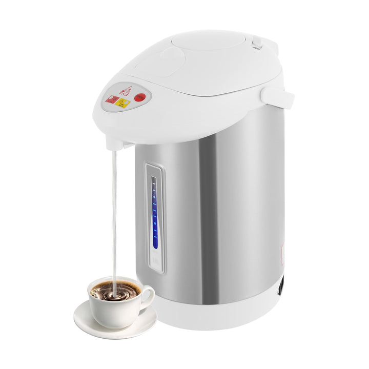 Heisswasserspender 3L 750W, elektrischer Thermoskrug aus 304 Edelstahl, 220V EU-Stecker, 90°C Warmha