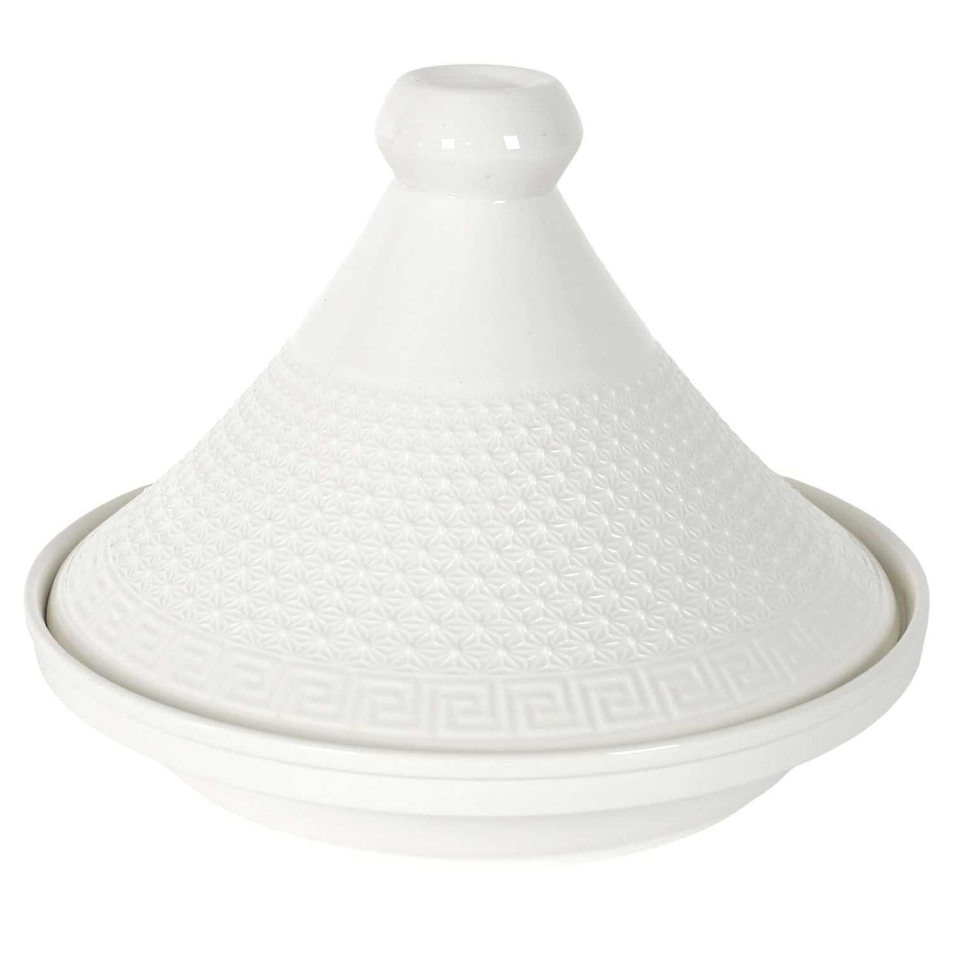 HOME DECO FACTORY, KA0280, Ceramic Presentation Tagine 25.5 cm - Elegant Cooking Utensil and Serving