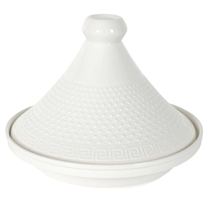 HOME DECO FACTORY, KA0280, Ceramic Presentation Tagine 25.5 cm - Elegant Cooking Utensil and Serving