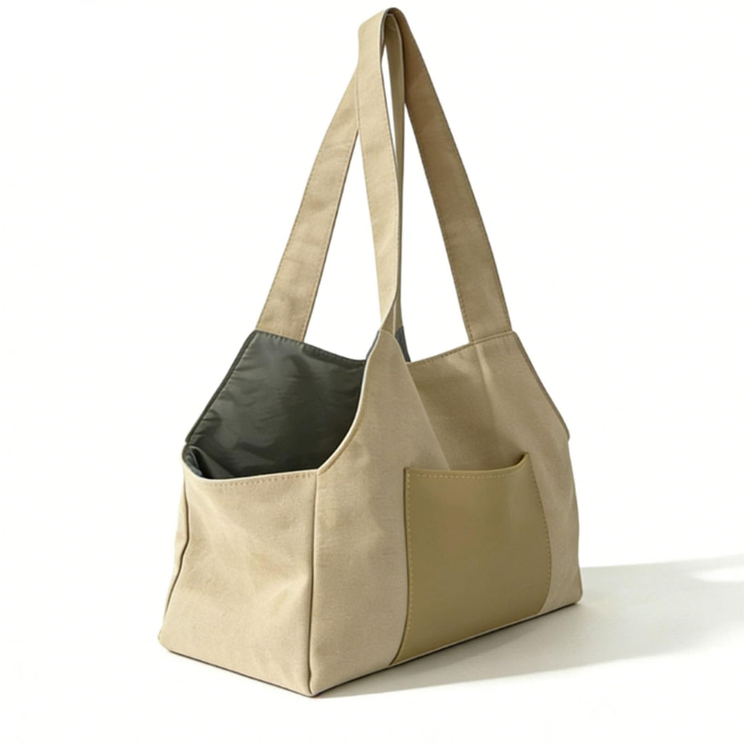 Focket Hundetragetasche, Weiche Haustiertasche mit Fächern, Faltbare, Leichte Hundetragetasche, Trag