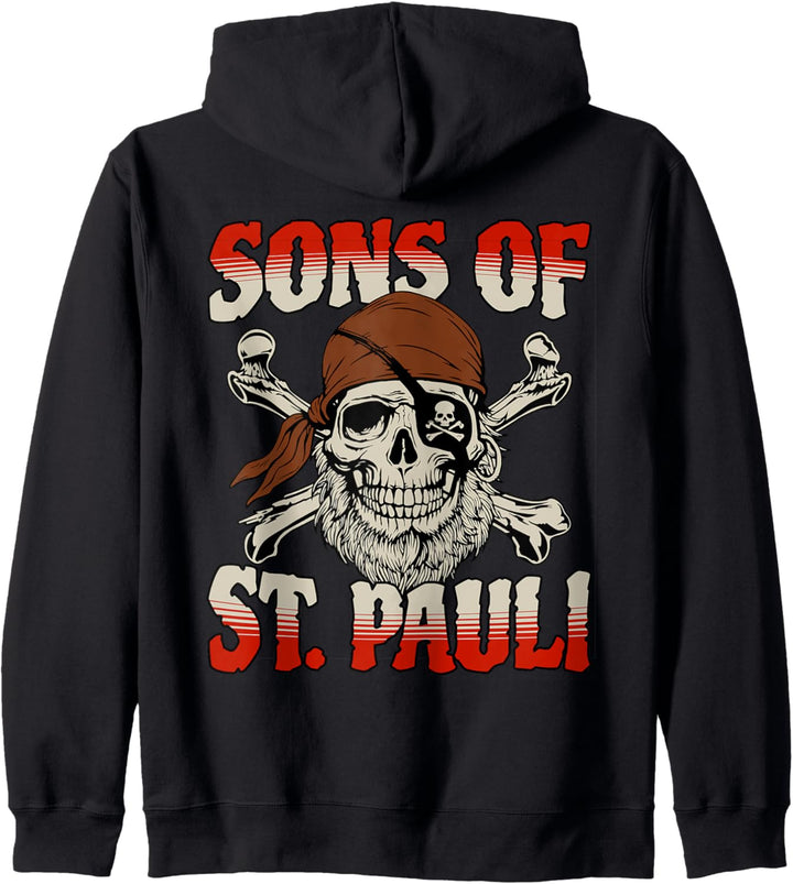 Sons of St. Pauli Hamburg Fanartikel St. Pauli Kapuzenjacke