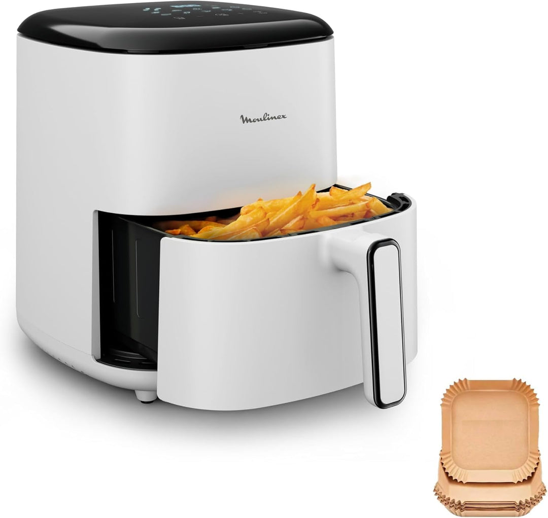 Moulinex Easy Fry Pop Pulver, 5 l, Air Fryer, bis zu 6 Personen, 10 intuitive Programme, digitaler T