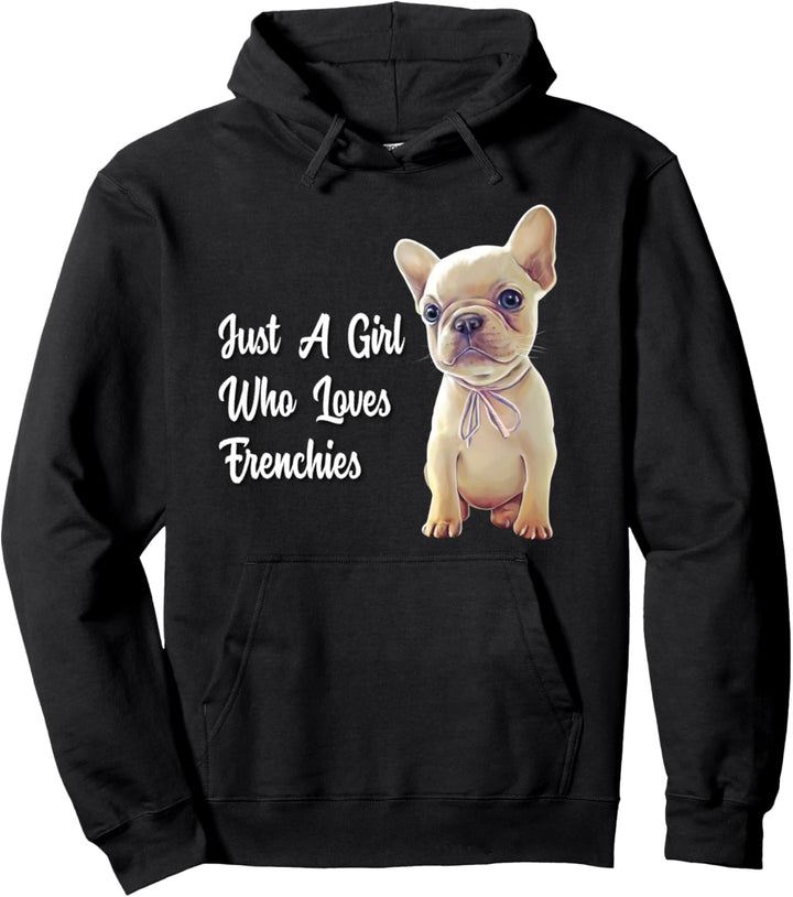 Französische Bulldoggengeschenke, nur ein Mädchen Pullover Hoodie