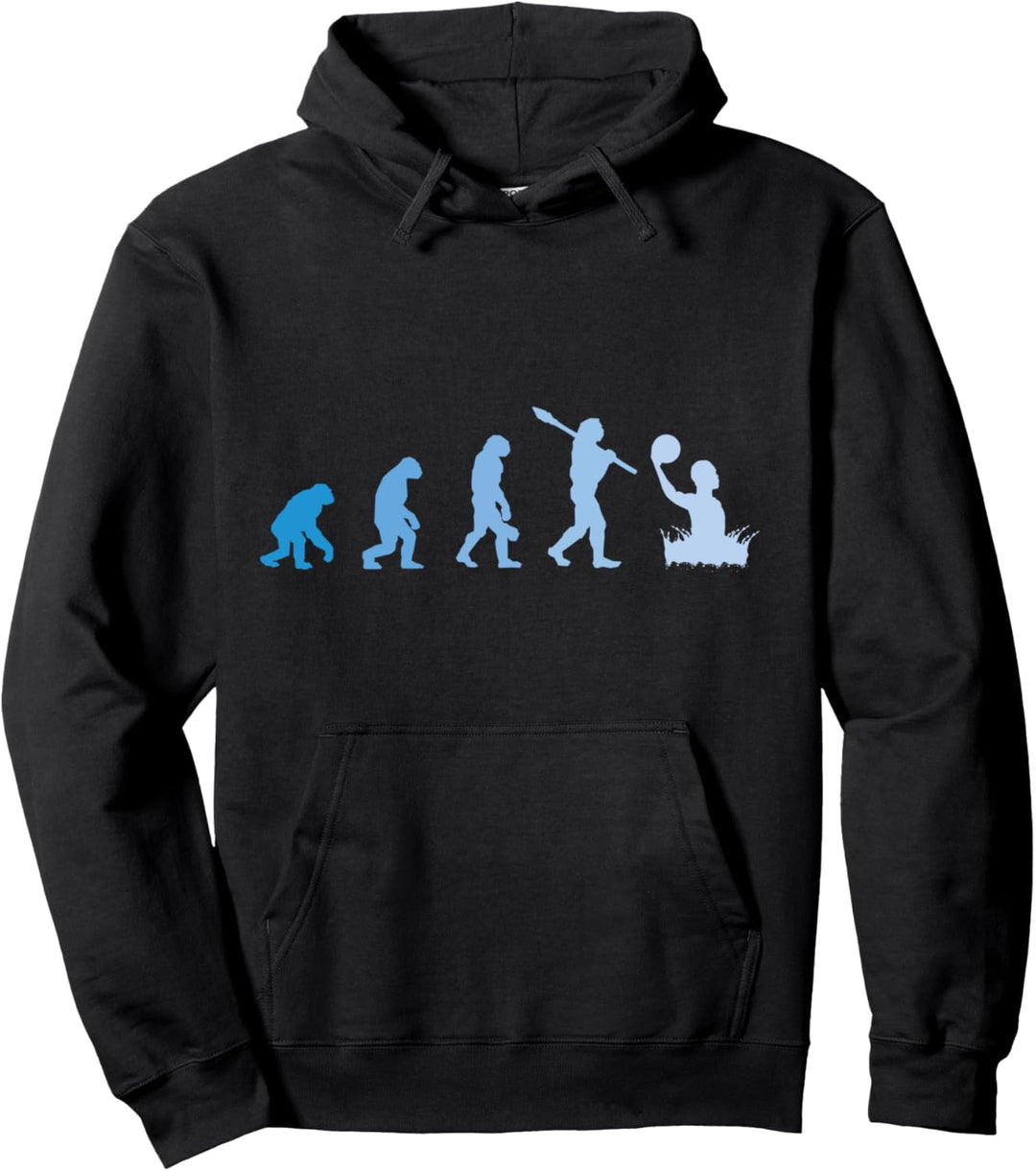 Wasserballer Evolution Entwicklung Geschenkidee Wassersport Pullover Hoodie