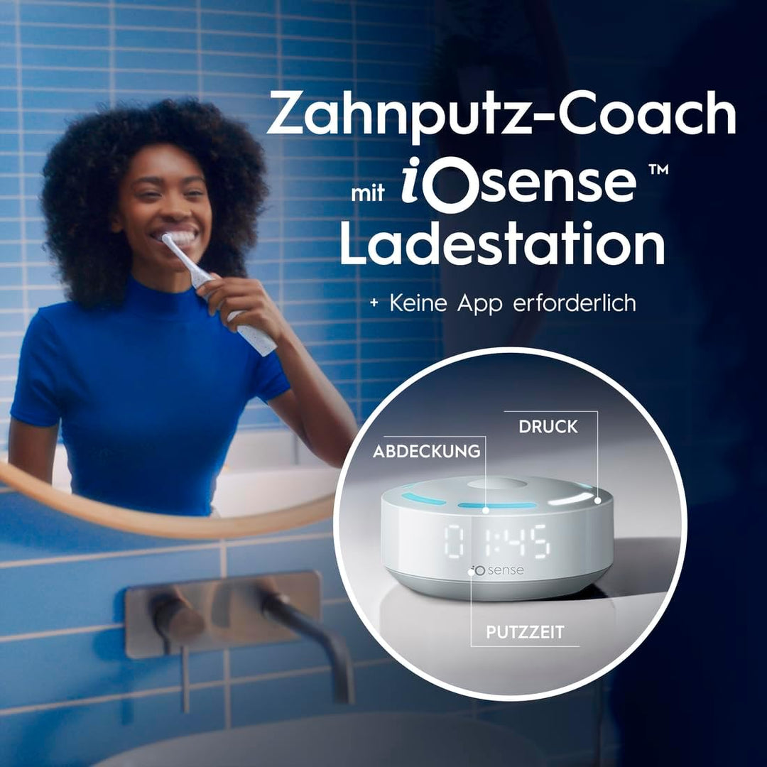 Oral-B iO Series 10 Plus Edition Elektrische Zahnbürste/Electric Toothbrush, PLUS 3 Aufsteckbürsten,