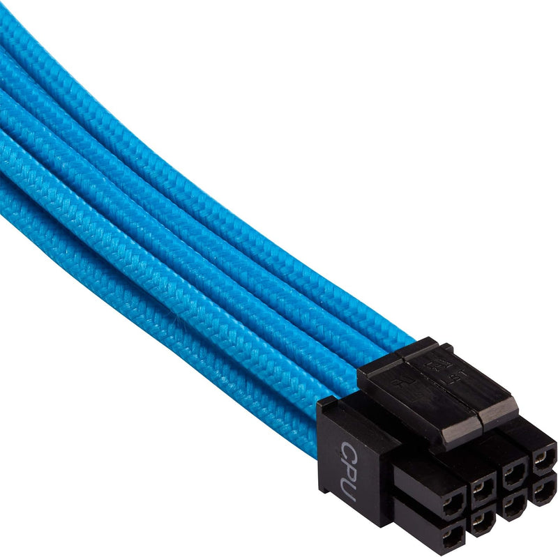 Corsair Premium Sleeved Netzteil Starter-Kabel-Set Typ4 (Generation 4-Serie) Blau Starter-Set Blau,