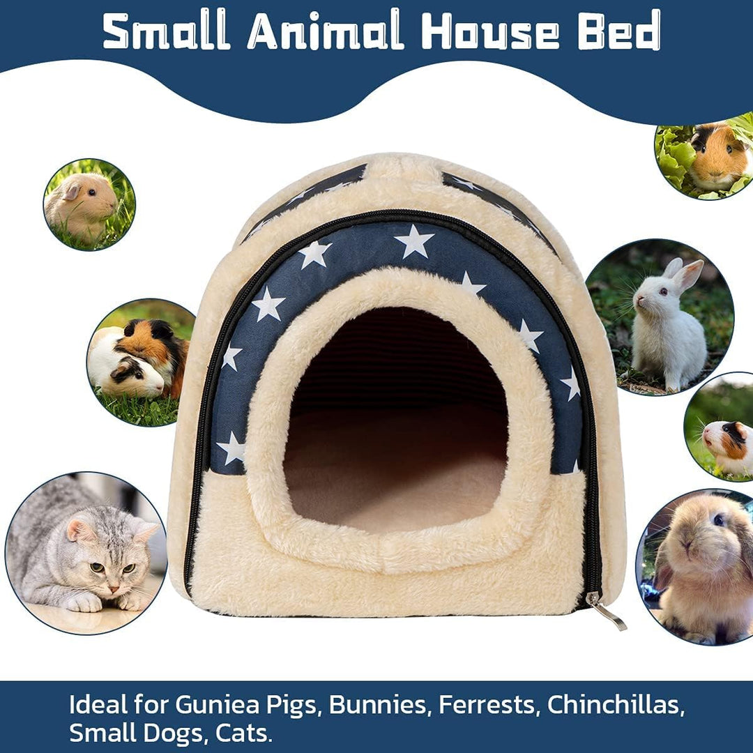 Pantula Meerschweinchen Bett Kuschelhöhle - Höhle Gemütliches gross Hamster Kleintier Bett Versteck