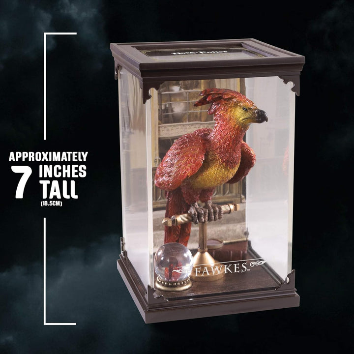 The Noble Collection - Magical Creatures Fawkes - Hand-Painted Magical Creature #8 - Officially Lice