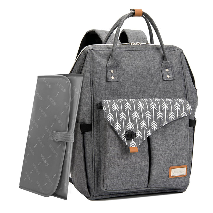 Lekebaby Baby Wickelrucksack Wickeltasche mit Wickelunterlage Multifunktional Grosse Kapazität Babyt