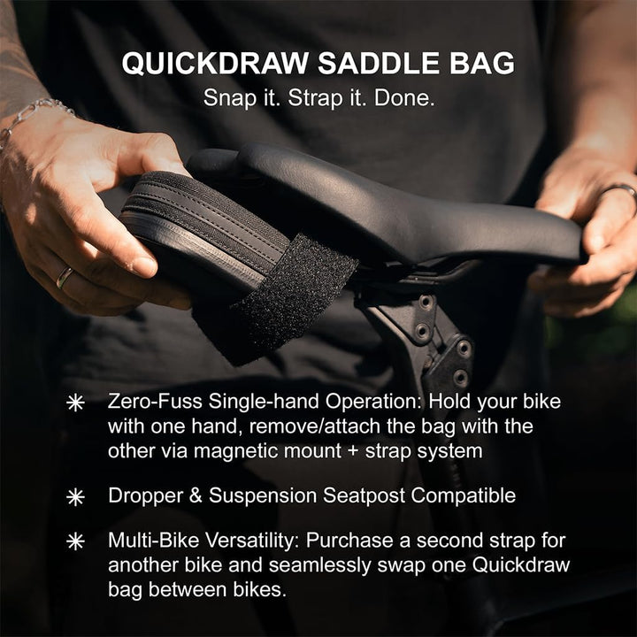 REDSHIFT Quickdraw Bicycle Saddle Bag, Small (0.48L), S
