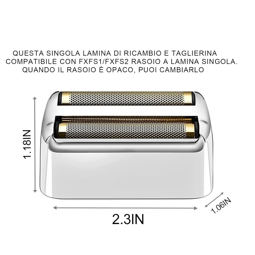 Ersatzscherteil Kompatibel mit BaByliss Folienrasierer FXFS2G/FXFS2 Rasierer,Elektrorasierer Scherko
