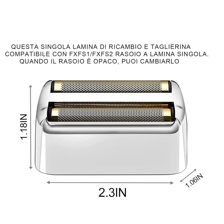 Ersatzscherteil Kompatibel mit BaByliss Folienrasierer FXFS2G/FXFS2 Rasierer,Elektrorasierer Scherko