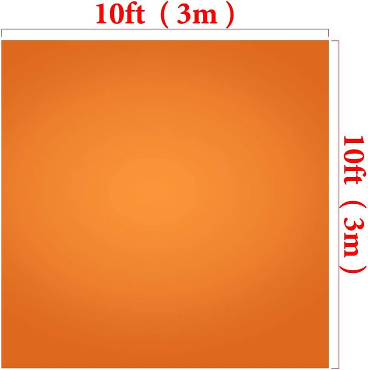Kate Hintergründe Fotografie Orange Fotohintergrund Mikrofaser Porträt Fotografie 3x3m/10x10ft Leuch
