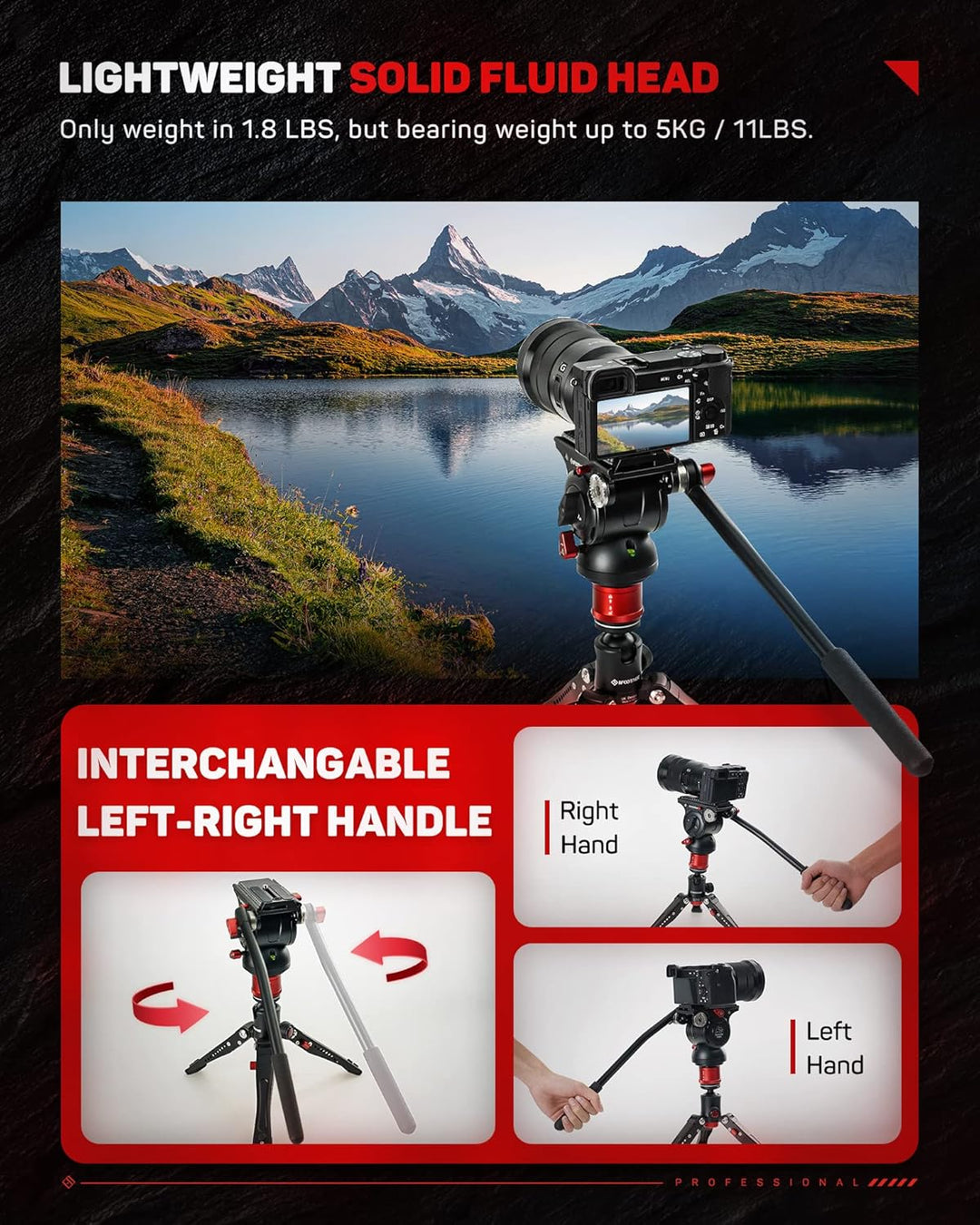 iFootage Komodo K5S Fluidkopf, Komodo K5S