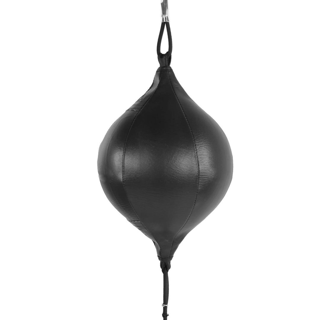 Dilwe Double-End-Ball aus PU-Leder Lochkugel mit elastischen Bändern Aufblasbare Box-PU-Birne Muay T