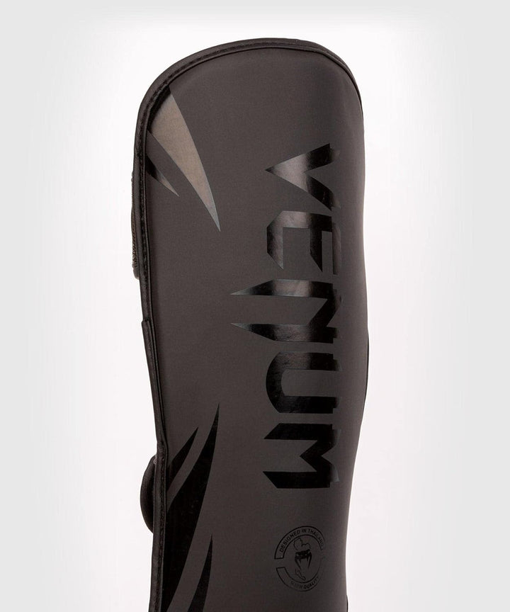 Venum Challenger Kids Schienbeinschutz, Unisex, Schwarz/Schwarz, M