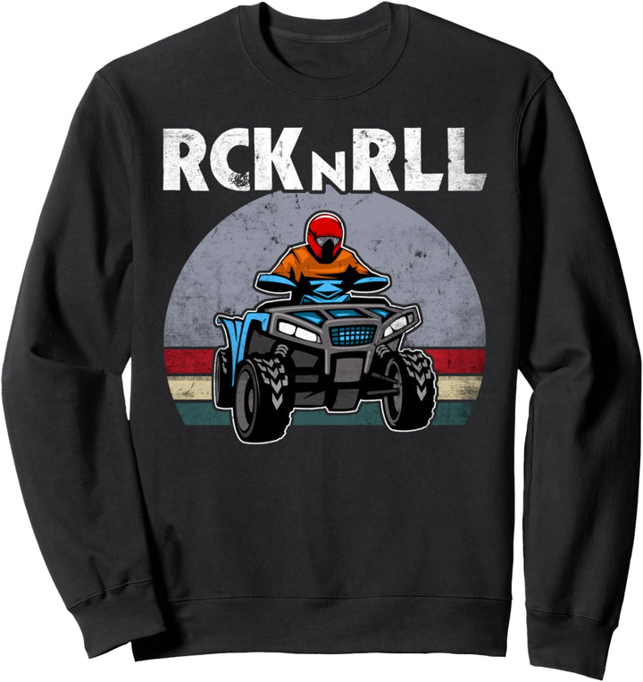 Quad Quadbike Fahrer Quadbiker Rocker Quad Sweatshirt