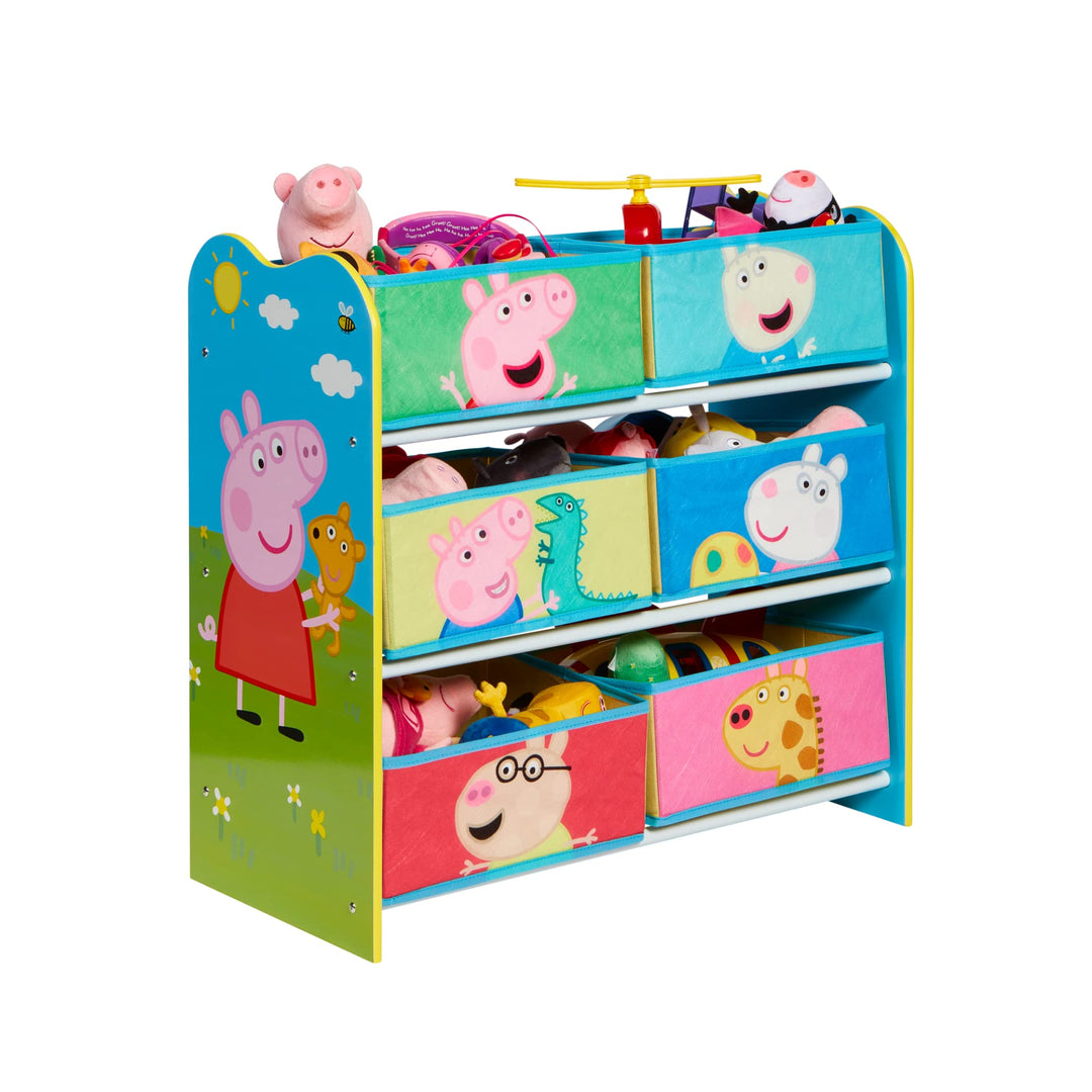 Peppa Wutz Aufbewahrungseinheit für Kinderspielzeug, Masse (H x B x T): 60 x 63,5 x 30