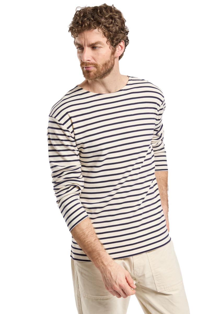 Armor Lux Herren Langarmshirt 1525 XXS Mehrfarbig (Nature/Navire 395), XXS Mehrfarbig (Nature/Navire