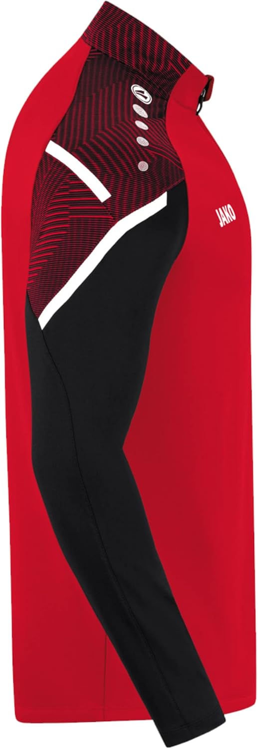 JAKO Herren Ziptop Performance S Rot/Schwarz, S Rot/Schwarz