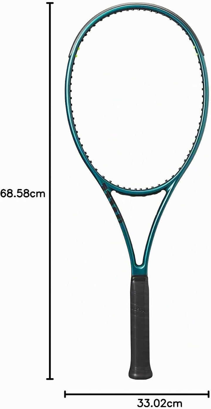 Wilson Blade 98 16X19 V9 FRM Grip Size 2 - 4 1/4" smaragdgrün, Grip Size 2 - 4 1/4" smaragdgrün