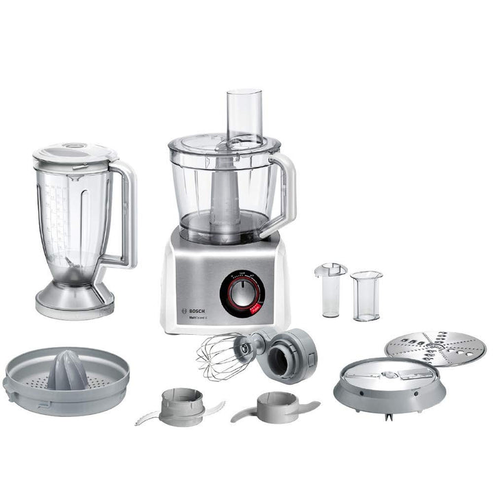 Bosch MC812S820 MultiTalent 8/1.250 Watt / 3.9 Liter/Multizubehör, weiss/edelstahl Version 2019 Weis