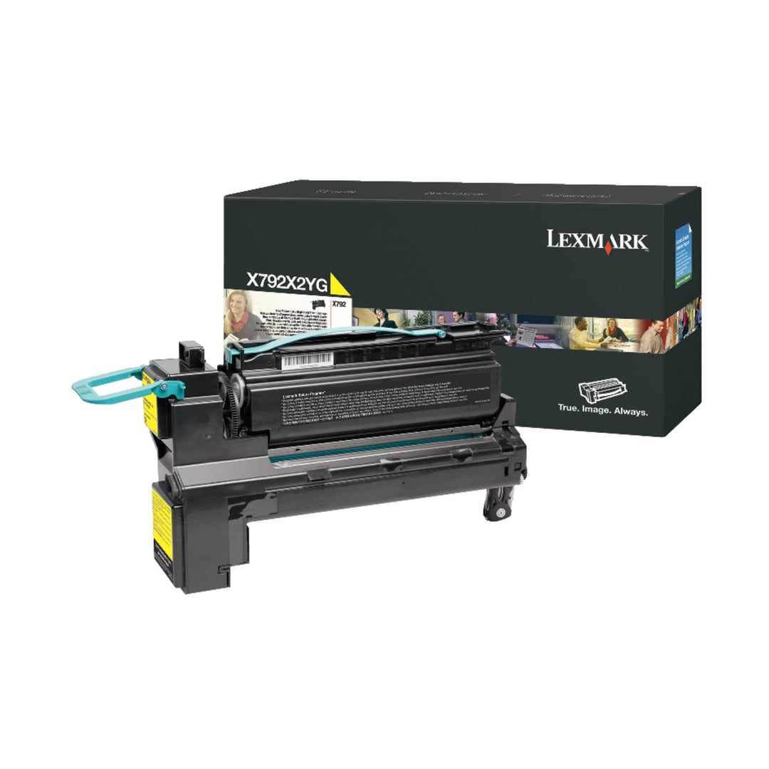 Lexmark X792X2YG X792 Tonerkartusche Standardkapazität 20.000 Seiten 1er-Pack, gelb Yellow, Yellow