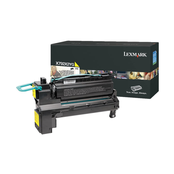 Lexmark X792X2YG X792 Tonerkartusche Standardkapazität 20.000 Seiten 1er-Pack, gelb Yellow, Yellow
