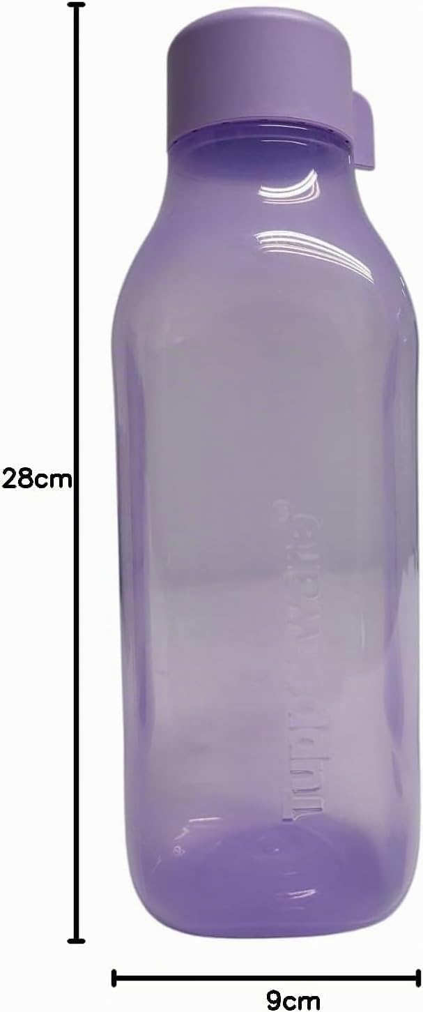 Tupperware to Go Eco 1,0 Liter Drehverschluss Trinkflasche EcoEasy Flasche für Getränke für Kohlensä