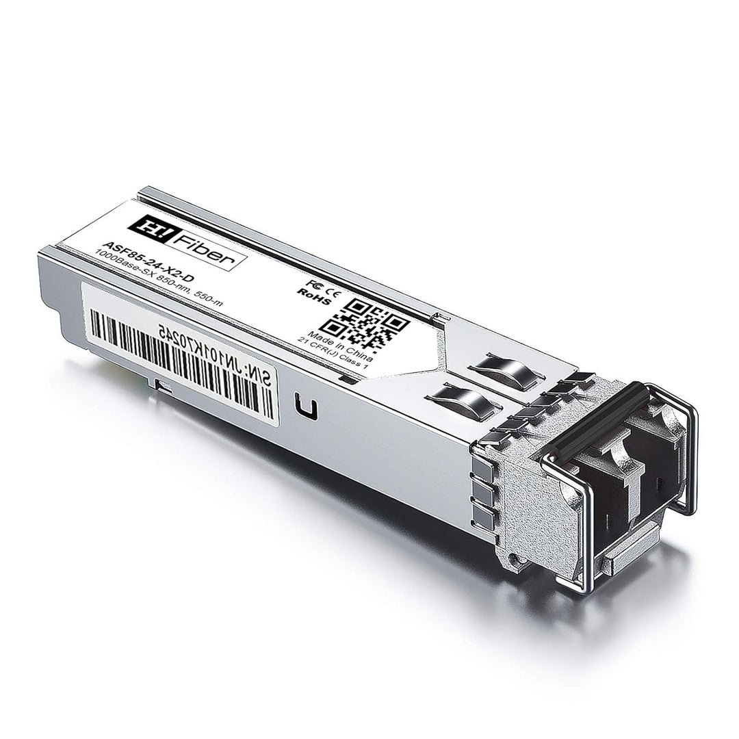10 Stück, 1000BASE-SX SFP Transceiver, SFP zu LC, 1.25G Multimode modul Kompatibel mit Cisco GLC-SX-