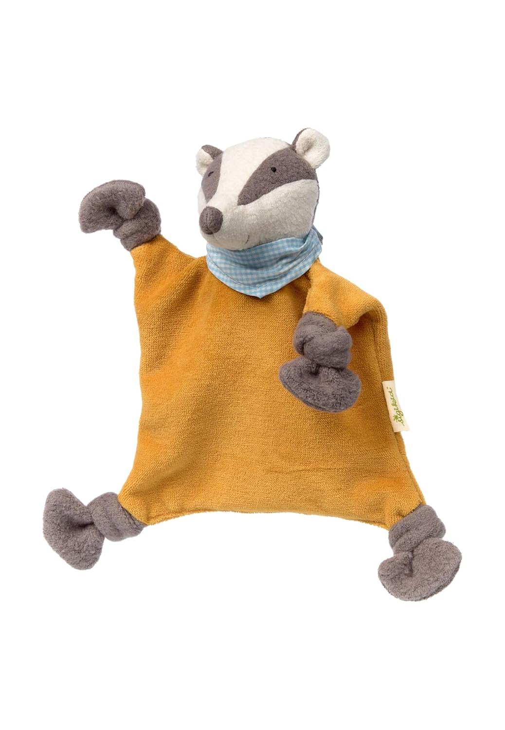 SIGIKID 39173 Schnuffeltuch Kasimir Dachs Green Mädchen und Jungen Babyspielzeug empfohlen ab Geburt