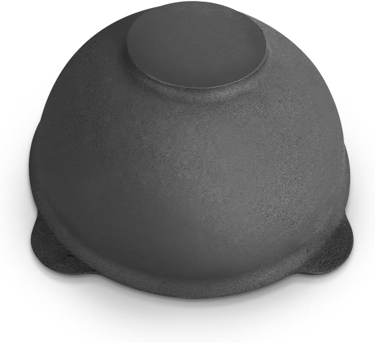 Utschak Feuerofen mit Gusseisen Topf flacher Boden mit Deckel 12 L Ø 40 cm Kazan Учаг Uchag казан Ka