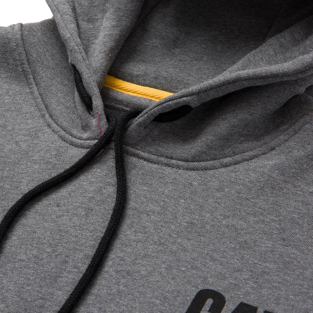 Caterpillar Herren Trademark Banner Kapuzen-Sweatshirt Kapuzenpullover S Dunkelgrau (Dark Heather Gr
